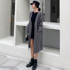 POPLARNC 女款Meskal長版針織開襟衫