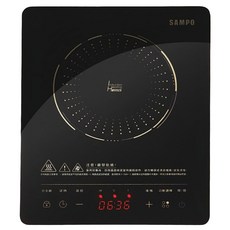 SAMPO 聲寶 微電腦薄型IH變頻電磁爐 2.3kg, KM-AA12Q, 普通型