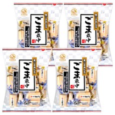 天惠 芝麻最中, 日本原裝進口道地日式傳統點心, 濃濃的芝麻香氣, 口感綿密, 甜而不膩, 搭配茶品享用更好吃, 191.1g, 4袋