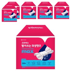 크리넥스 빨아쓰는 위생행주 MAX 핑크, 30매입, 6개