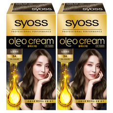 사이오스 올레오 크림 염모제, 3A노블애쉬, 2개