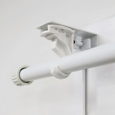 Kamsungnamja 免鑽孔掛環桿支架組 9 x 7 cm, 白色, 2套