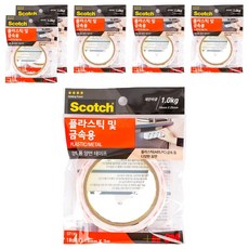 3M Scotch 思高塑膠金屬用泡棉雙面膠帶 18mm x 3m, 6個