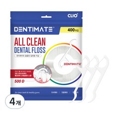 크리오 덴티메이트 올클린 일회용치실, 80mm, 400개입, 4개
