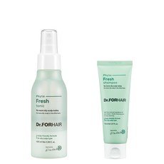 Dr. For Hair Phytofresh Scalp Tonic 100ml + 洗髮水 70ml 套組, 1組