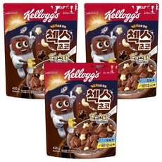 첵스초코 문앤스타 시리얼, 420g, 3개