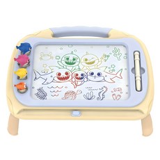 韓國 B&C 碰碰狐小鯊魚魔術繪圖板, 混色, 1組