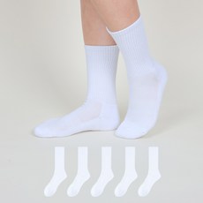 골드만싹스 여성용 스포츠 쿠션 파일 발등 메쉬 하프 삭스 4p, 화이트