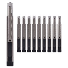 deLi 得力 金屬美工刀 小 2083, 混合顏色, 10個