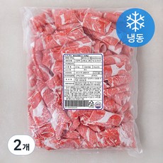 미국산 목심 돌돌이 2mm (냉동), 2.5kg, 2개