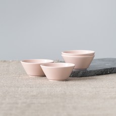 BOWLBOWL 素色醬料碗, 雪紡粉紅色, 4件
