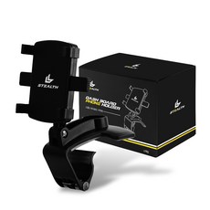 Stealth 汽車儀表板手機支架, 1個, 黑色