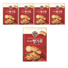 CJ BEKSUL 白雪 脆麵包屑 正宗美味的韓國風味, 450g, 5包