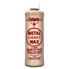 Collinite 柯林 No. 850 金屬蠟 全功能中度拋光劑 去除腐蝕和防止生鏽 1品脫-16液體盎司, 473ml, 1瓶