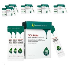 Farm stay 植物莊園 積雪草夜間護理晚安面膜 4ml, 20片, 6盒