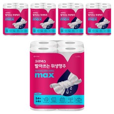 Kleenex 舒潔 可水洗衛生抹布 粉紅色, 216張, 5個