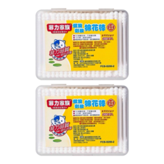 菲力家族 螺旋彩妝棉花棒, 200支, 2盒