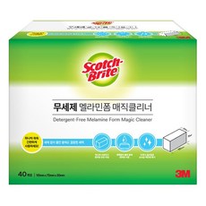 3M Scotch-Brite 百利 無洗劑魔術海綿 40入組, 1盒