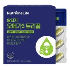 Nutrione rTG Omega-3維他命三效錠, 60顆, 1盒