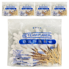 勤達 醫用未滅菌沖洗棉棒, 100支, 5包