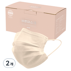 고르고 바른 마스크 대형, 50개입, 2개, 뉴트럴베이지