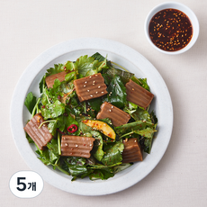 정미경키친 도토리묵 무침, 520g, 5개