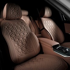 벤딕트 자동차 시트커버 풀세트 앞좌석, 하바나 브라운, 1세트