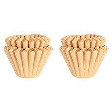 KALDIN 波浪式手沖濾紙 棕色 155mm, 2個, 50入