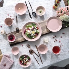 BOWLBOWL 韓國製 Urban Daily 雙人居家餐具10件組, 飯碗 2個+湯碗 2個,馬克杯 2個+醬料碟 2個+點心盤 1個+主餐盤 1個, 1套