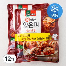 고향만두 속 알찬 얇은피 김치만두 (냉동), 360g, 12개