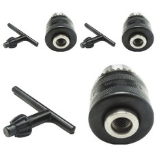 手持研磨機用鑽頭夾頭 附扳手夾頭 1.5~10mm, 3個