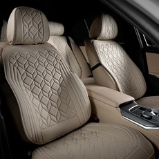 벤딕트 차량용 카시트 커버 앞좌석 풀세트, 올리브브라운, 1세트