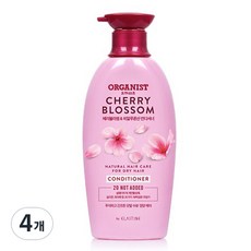 오가니스트 체리블라썸 수분 영양 컨디셔너, 4개, 500ml