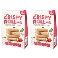 LOTTE 樂天 兒童捲心棒 8支, 草苺味, 40g, 2盒