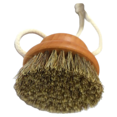 FALLER德國芙樂森詠木香 圓形馬毛植纖身體按摩刷, 1個, 單色, 1入