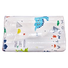 AFAMIC 艾法 3D立體護頸天然乳膠透氣孔 幼童防蹣記憶枕, 大恐龍