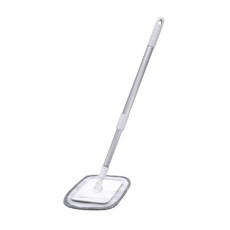 NEXCLEANS 舞水痕 抗菌優浴廁角落刷組, 除塵抗菌防霉，軟毛硬絲雙重功效，清潔不刮傷，含2布, 伸縮總長(50~75cm) + 菱形板(12 x 8cm) + 菱形布(15.5 x 11.5cm), 1組