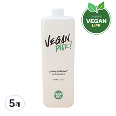 OLDam 嬰兒洗衣精 無香, 5瓶, 1L