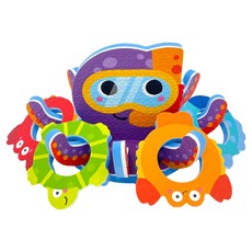 TUCAN 沐浴遊戲貼紙 章魚遊戲 Octopus Interactive, 1個, 混合顏色
