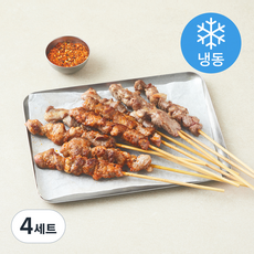 생생양생 플레잇 수제 양꼬치 20g x 10개입 + 시즈닝 10g 세트 (냉동), 4세트