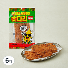 한양식품 숏다리mix, 6개, 35g