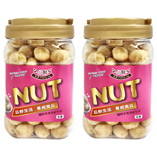 品鮮生活 特大顆原味夏威夷豆 450g (原味烘焙，健康美味，休閒零食), 1罐