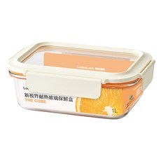 LocknLock 樂扣樂扣 新視界耐熱玻璃保鮮盒 長方形 C8 1L, 1個