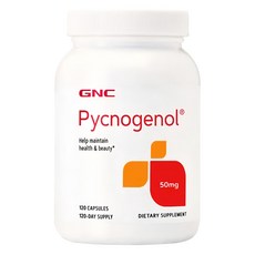GNC 健安喜 松樹皮萃取物50膠囊食品, 120顆, 50mg, 1罐