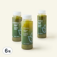 올가니카 그린데이 과채주스, 190ml, 6개
