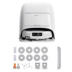 DJI ROMO S 로봇청소기 + 액세서리 키트 + 보조 경사로 세트, 화이트(로봇청소기), 단일색상(액세서리 키트 + 보조 경사로), CR8F
