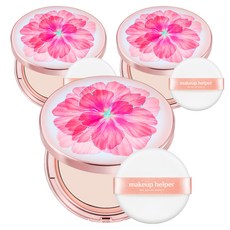 Makeup Helper Art Pact Original Pro Finish 粉餅 Fall in Love 23 克, 3個, 21 Light Pink