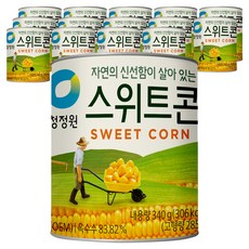 청정원 스위트콘 통조림, 340g, 15개