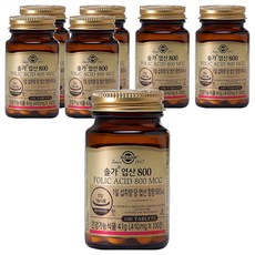 솔가 엽산 800, 100정, 7개