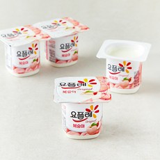 요플레 복숭아 멀티 4p, 340g, 1개